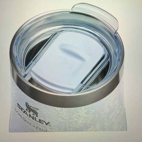 🍷💝🆕Stanley Love Shack Fancy Wine Tumbler * Alpine Blue *  NEW IN BOX - Picture 4 of 7